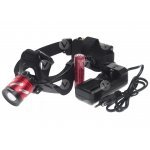 Фонарь налобный аккумуляторный (LED,Li-ion) 